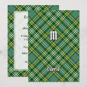Clan Currie Tartan Kaart (Voorkant / Achterkant)