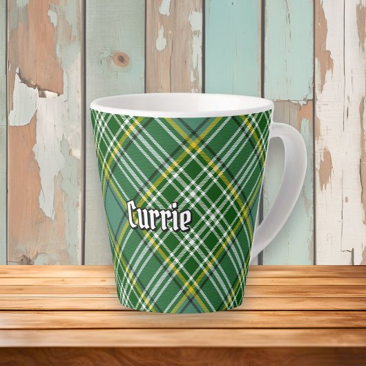 Clan Currie Tartan Latte Mok