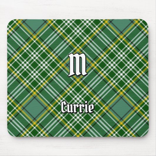 Clan Currie Tartan Muismat (Voorkant)