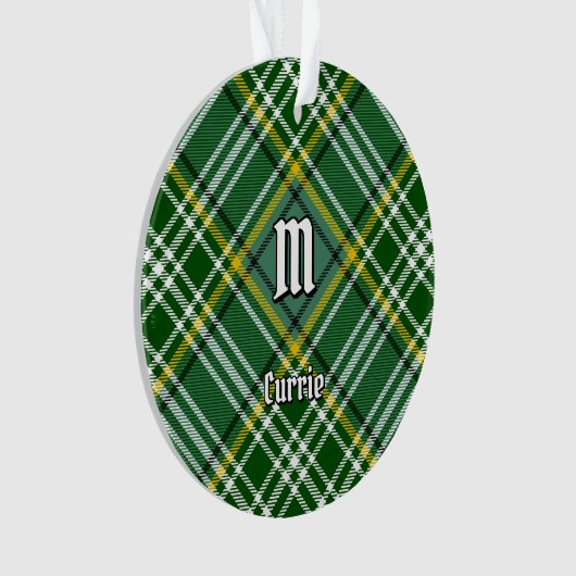 Clan Currie Tartan Ornament (voorkant)