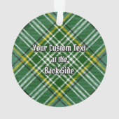 Clan Currie Tartan Ornament (achterkant)