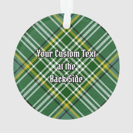 Clan Currie Tartan Ornament (achterkant)