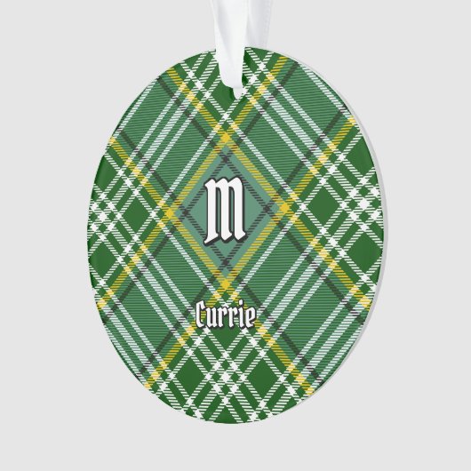 Clan Currie Tartan Ornament (voorkant)