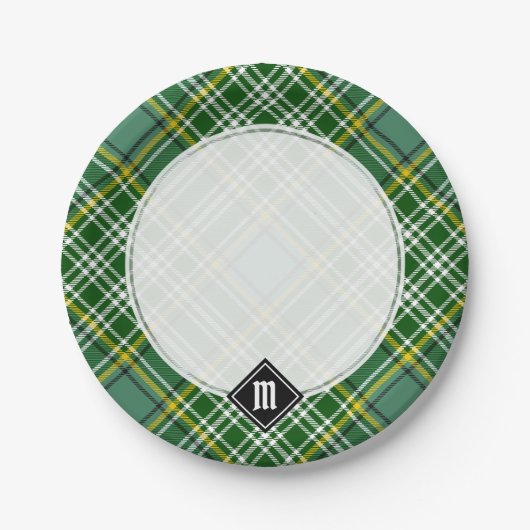 Clan Currie Tartan Papieren Bordje (Voorkant)
