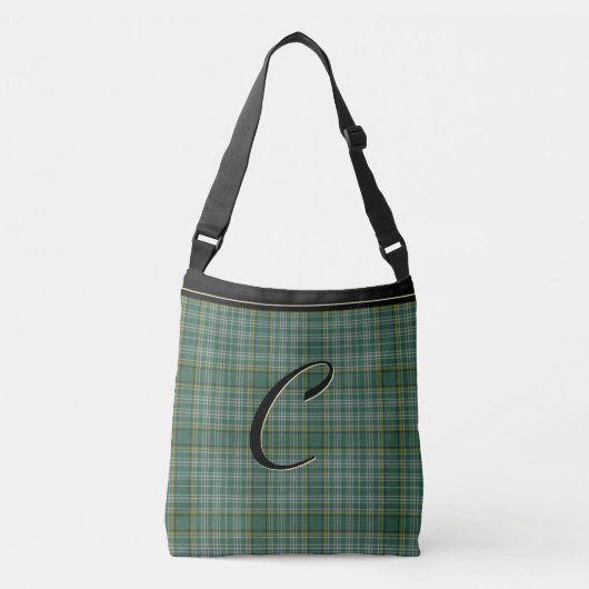 Clan Currie Tartan Pset monogrammed Body Bag Crossbody Tas (Voorkant)