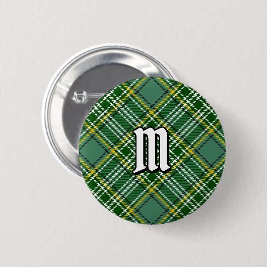 Clan Currie Tartan Ronde Button 5,7 Cm (Voorkant /achterkant)