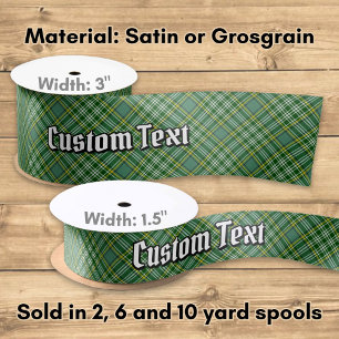 Clan Currie Tartan Satijnen Lint
