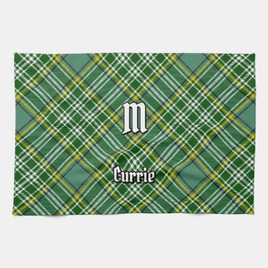 Clan Currie Tartan Theedoek (Horizontaal)