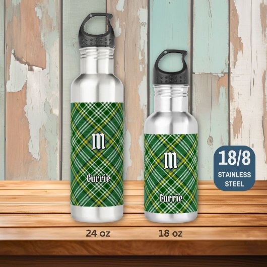 Clan Currie Tartan Waterfles