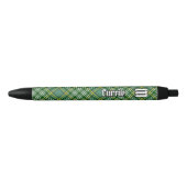 Clan Currie Tartan Zwarte Inkt Pen (Voorkant)