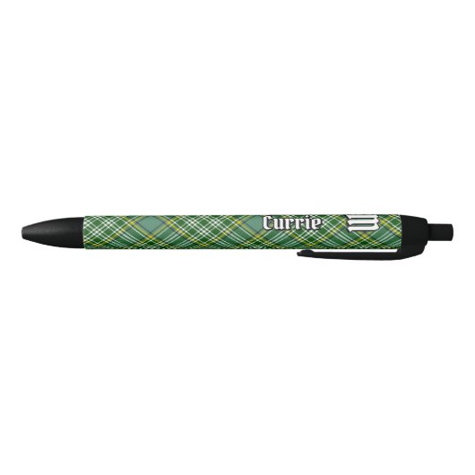 Clan Currie Tartan Zwarte Inkt Pen (Bodem)