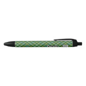 Clan Currie Tartan Zwarte Inkt Pen (Bovenkant)