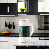 Clan Davidson Crest Badge en Tartan Bierpul