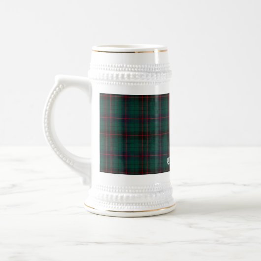 Clan Davidson Crest Badge en Tartan Bierpul (Links)