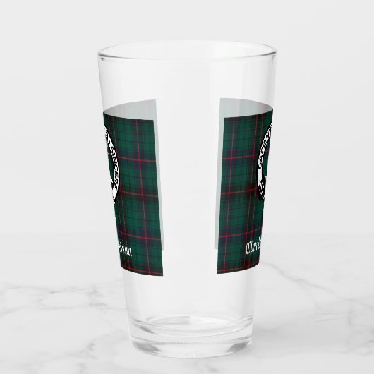 Clan Davidson Crest Badge en Tartan Glas (Links)