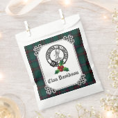 Clan Davidson Crest Badge & Tartan Holiday Bedankzakje (Geknipt)