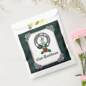 Clan Davidson Crest Badge & Tartan Holiday Bedankzakje (Gezegeld)
