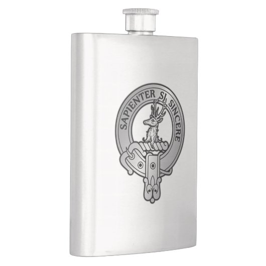 Clan Davidson Crest Flacon (Rechts)