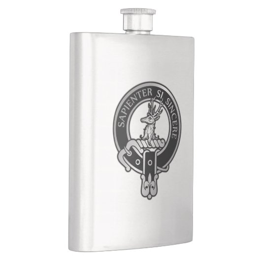Clan Davidson Crest Flask Flacon (Rechts)
