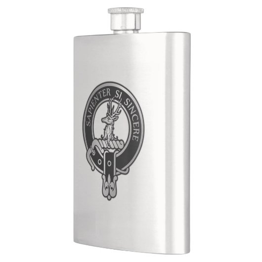 Clan Davidson Crest Flask Flacon (Links)