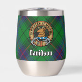 Clan Davidson Crest over Tartan (Voorkant)