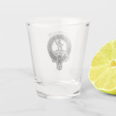 Clan Davidson Crest Shot Glass Glas (Achterkant)