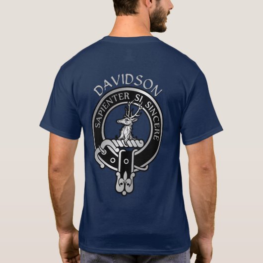 Clan Davidson Crest T-Shirt (Achterkant)