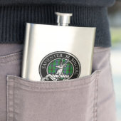 Clan Davidson Crest & Tartan Flask Flacon (Voorbeeld)