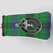 Clan Davidson Crest & Tartan Golf Head Hoesje Golfheadcover (Voorkant)