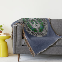 Clan Davidson Crest & Tartan Knot Deken