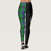 Clan Davidson Crest & Tartan Leggings (Achterkant)