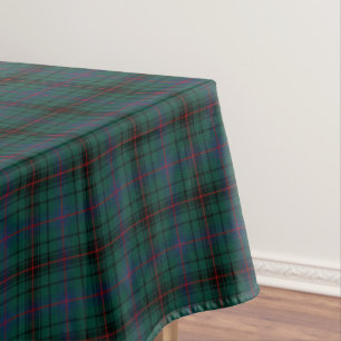 Clan Davidson Dark Green en Blue Scottish Tartan Tafelkleed