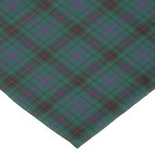 Clan Davidson Donkergroen en Blauw Schots Tartan Tafelkleed (Gekanteld)