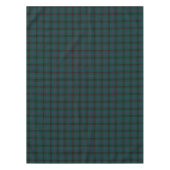 Clan Davidson Donkergroen en Blauw Schots Tartan Tafelkleed (Voorkant)