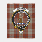 Clan Davidson Dress Dancers Tartan Fleece Deken (Voorkant)