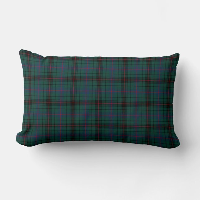 Clan Davidson Forest Green Scottish Tartan Kussen (Voorkant)