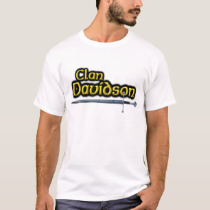 Clan Davidson geïnspireerd Scottish T-shirt
