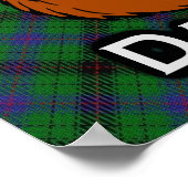 Clan Davidson Schotse Tartan Poster (Hoek)