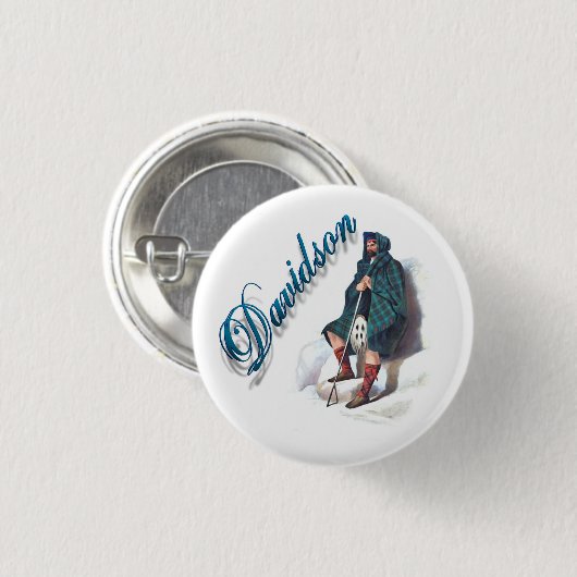 Clan Davidson Scottish Dream Button (Voorkant /achterkant)