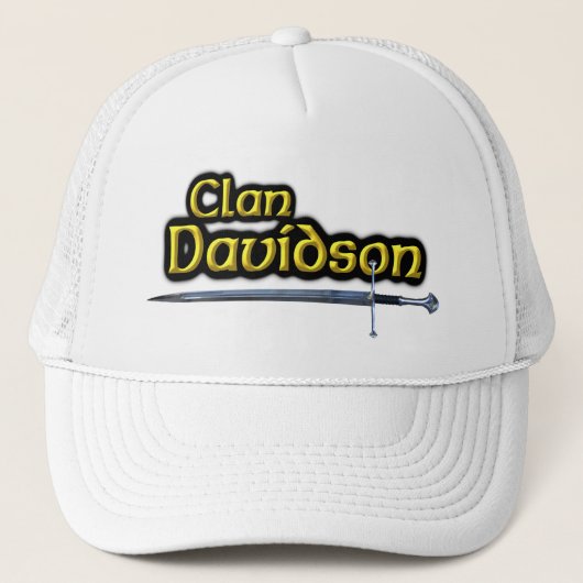 Clan Davidson Scottish Inspiration Trucker Pet (Voorkant)