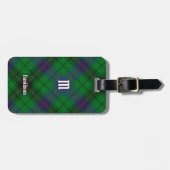 Clan Davidson Tartan Bagagelabel (Voorkant horizontaal)