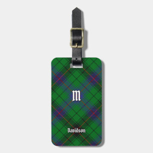 Clan Davidson Tartan Bagagelabel
