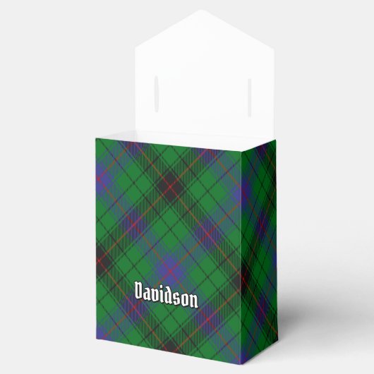 Clan Davidson Tartan Bedankdoosjes (Geopend)