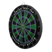 Clan Davidson Tartan Dartbord (Voorkant Rechts)