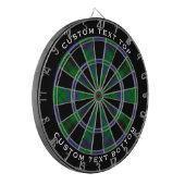 Clan Davidson Tartan Dartbord (Voorkant Links)