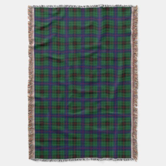 Clan Davidson Tartan Deken (Voorkant Verticaal)