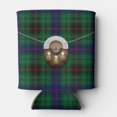 Clan Davidson Tartan en Sporran Blikjeskoeler (Achterkant)