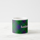 Clan Davidson Tartan Espresso Kop (Voorkant)