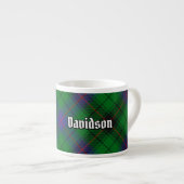 Clan Davidson Tartan Espresso Kop (Voorkant rechts)