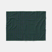 Clan Davidson Tartan Fleece Deken (Voorkant (Horizontaal))